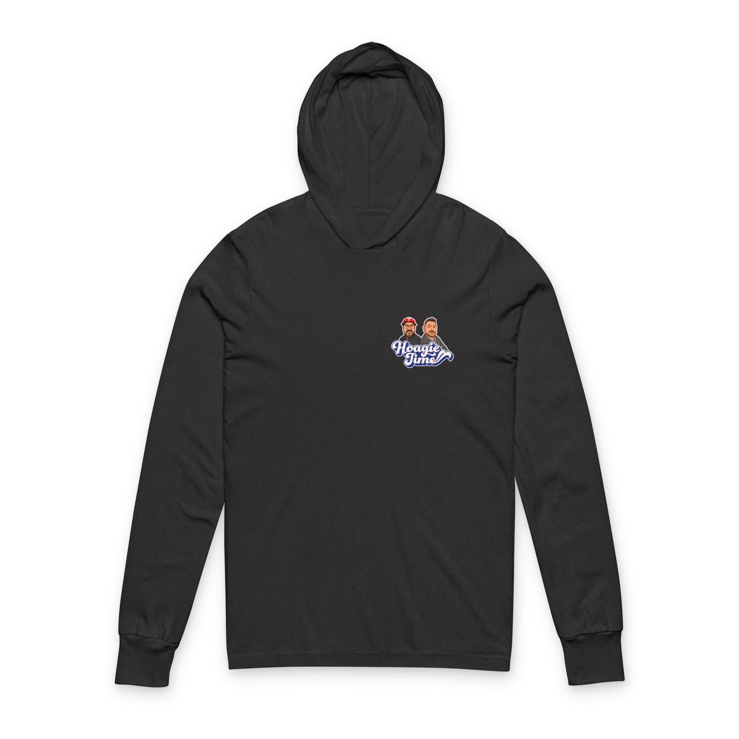 Hoagie Time Long Sleeve Hooded Tee (For When It’s “Not Cold, But Not Warm”)