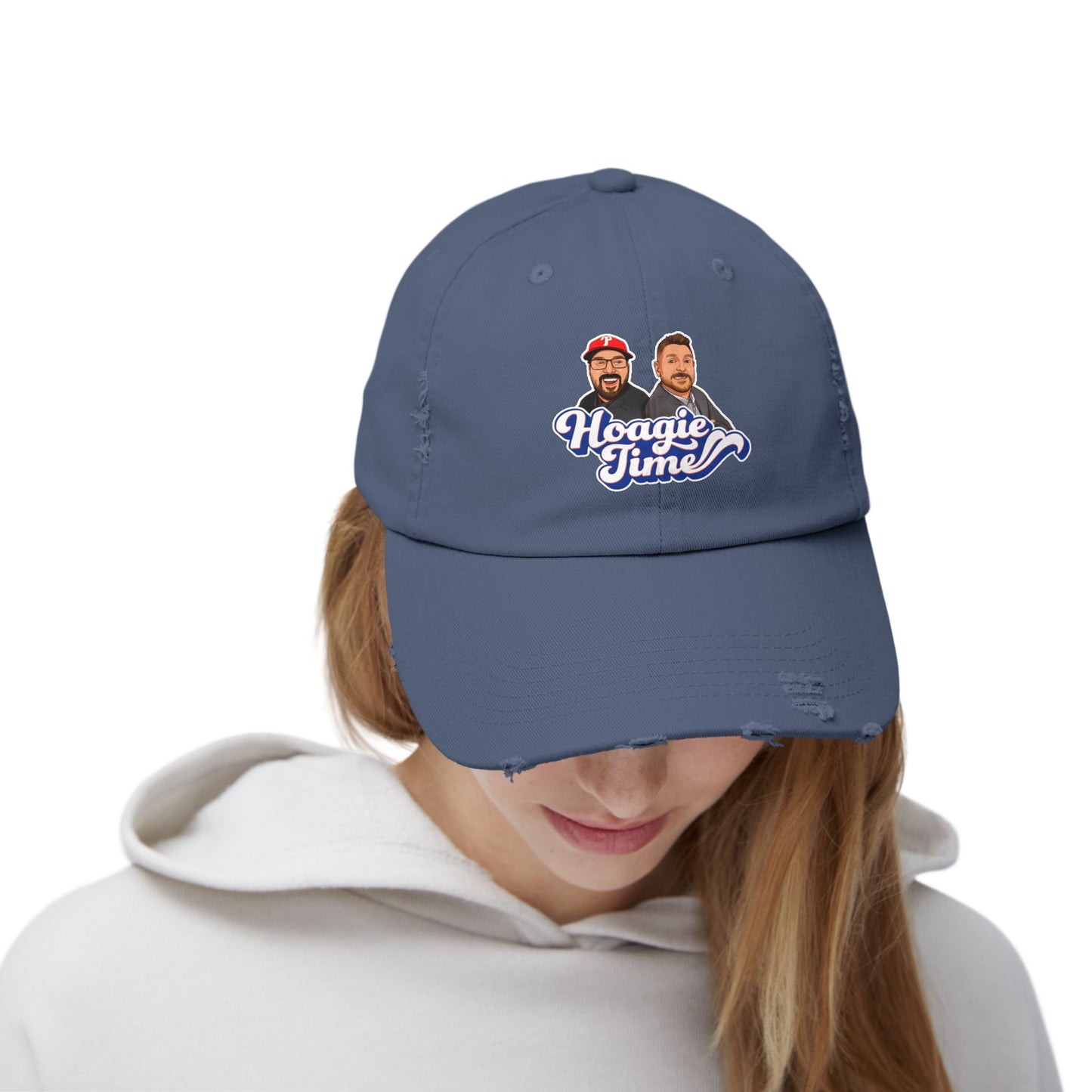 Hoagie Time Unisex Distressed Cap -