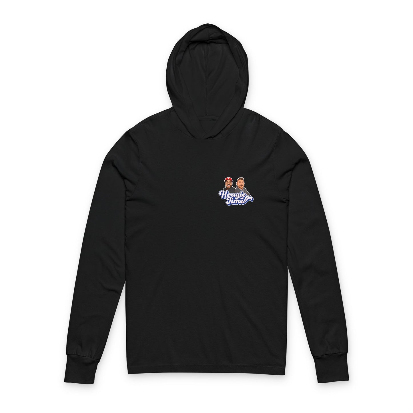 Hoagie Time Long Sleeve Hooded Tee (For When It’s “Not Cold, But Not Warm”)