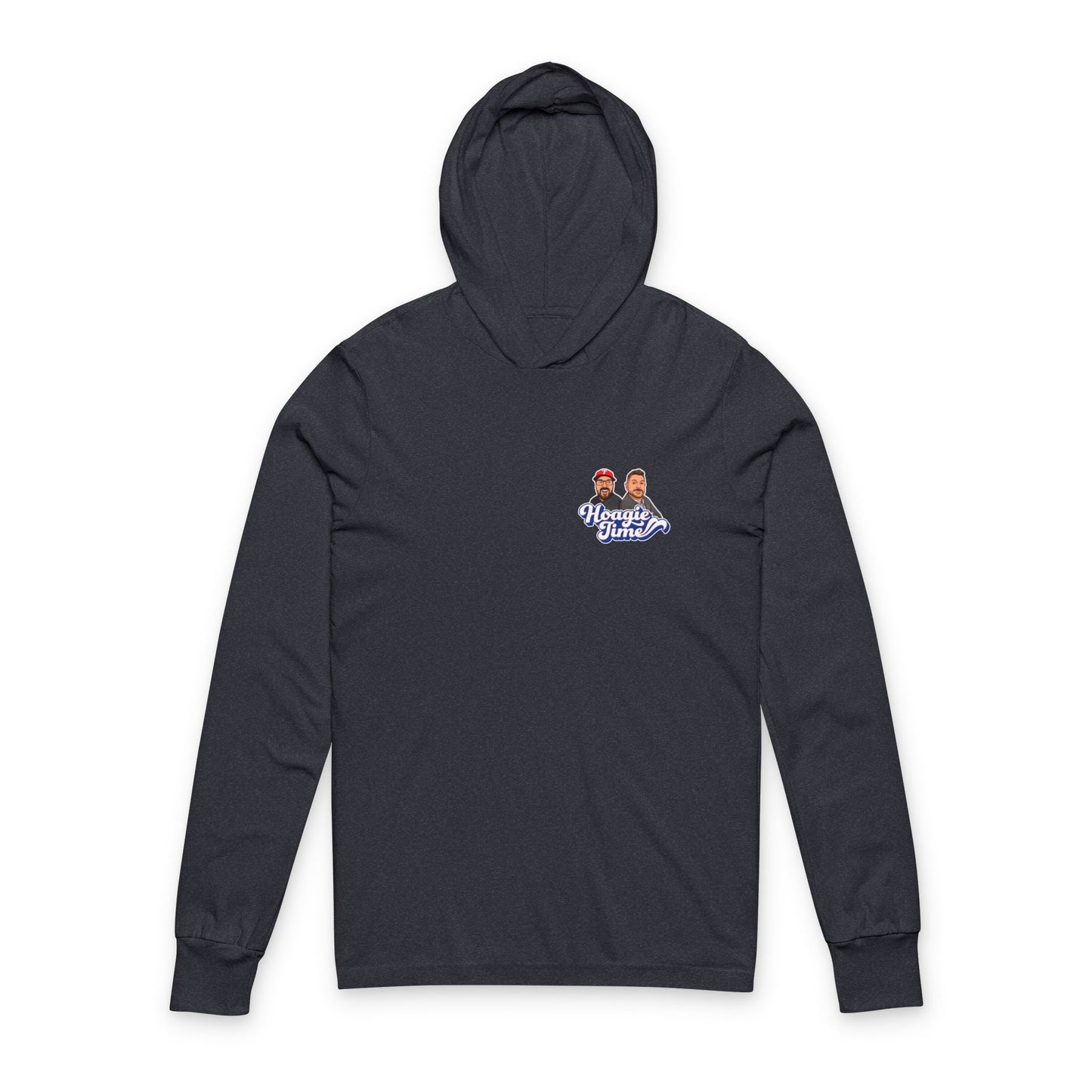 Hoagie Time Long Sleeve Hooded Tee (For When It’s “Not Cold, But Not Warm”)
