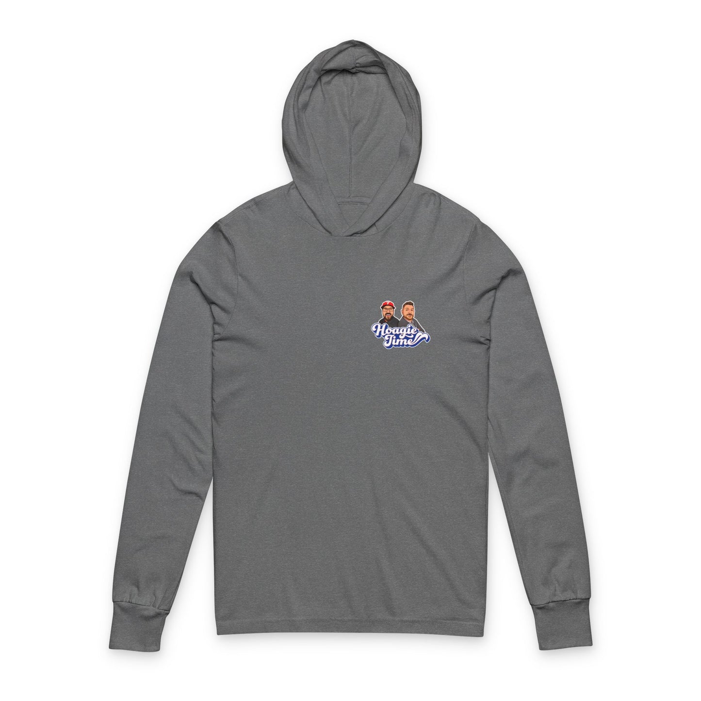 Hoagie Time Long Sleeve Hooded Tee (For When It’s “Not Cold, But Not Warm”)