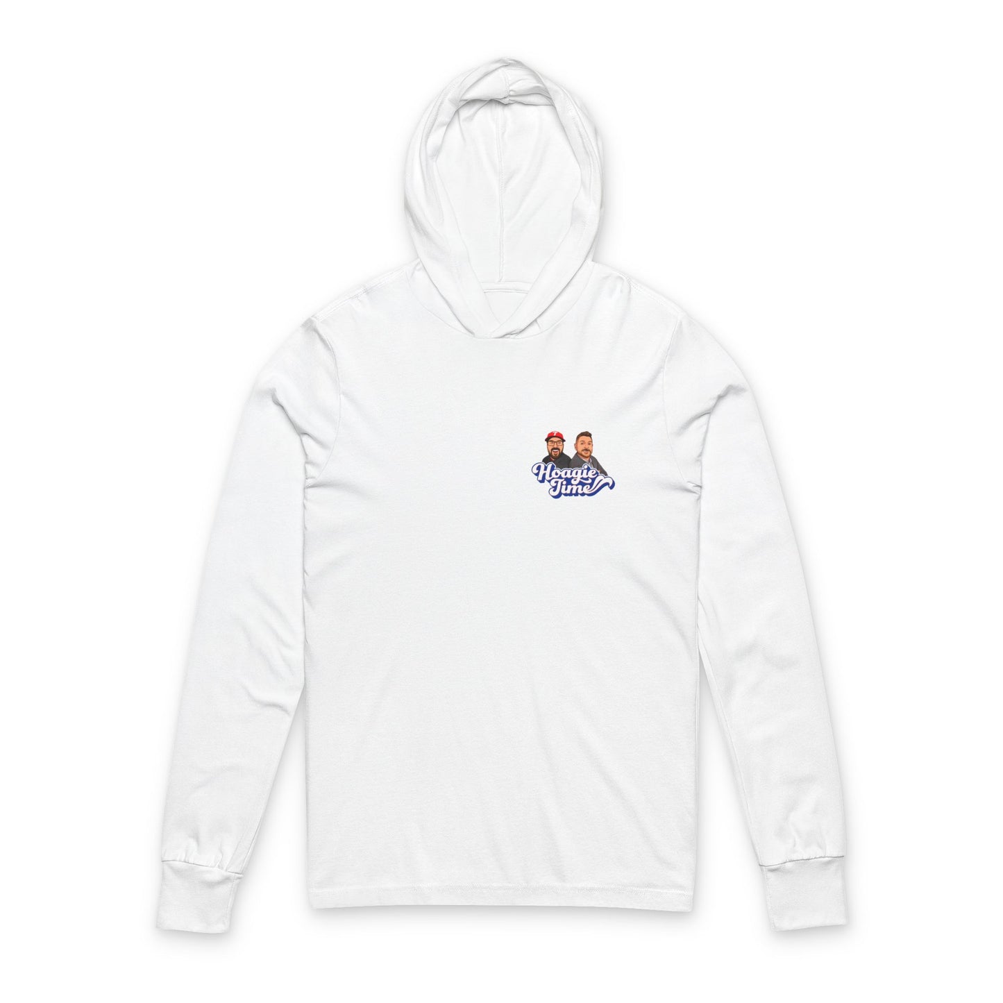 Hoagie Time Long Sleeve Hooded Tee (For When It’s “Not Cold, But Not Warm”)